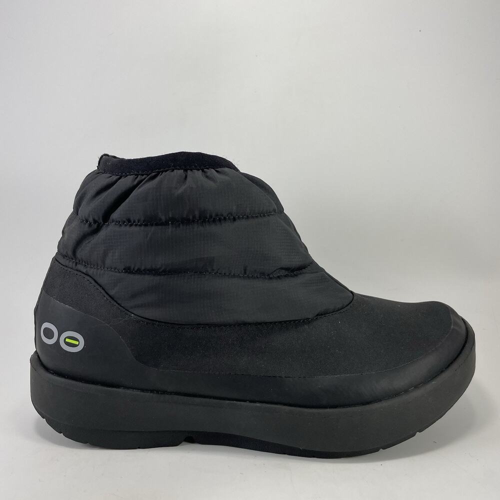 Oofos OOmg Bootie Womens Size 10 Insulated Water Resistant Travel Boots Slip On